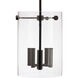 Vissi 4 Light 9.88 inch Matte Black Indoor Pendant Ceiling Light